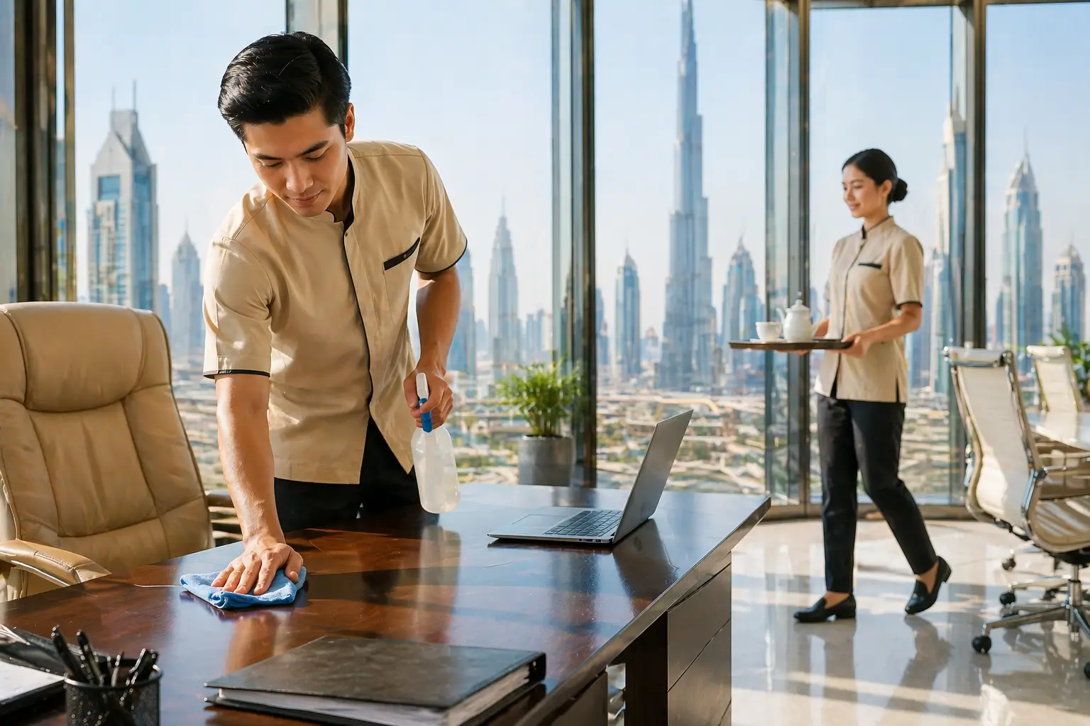 Office boy jobs in Dubai working in modern office environment UAE
